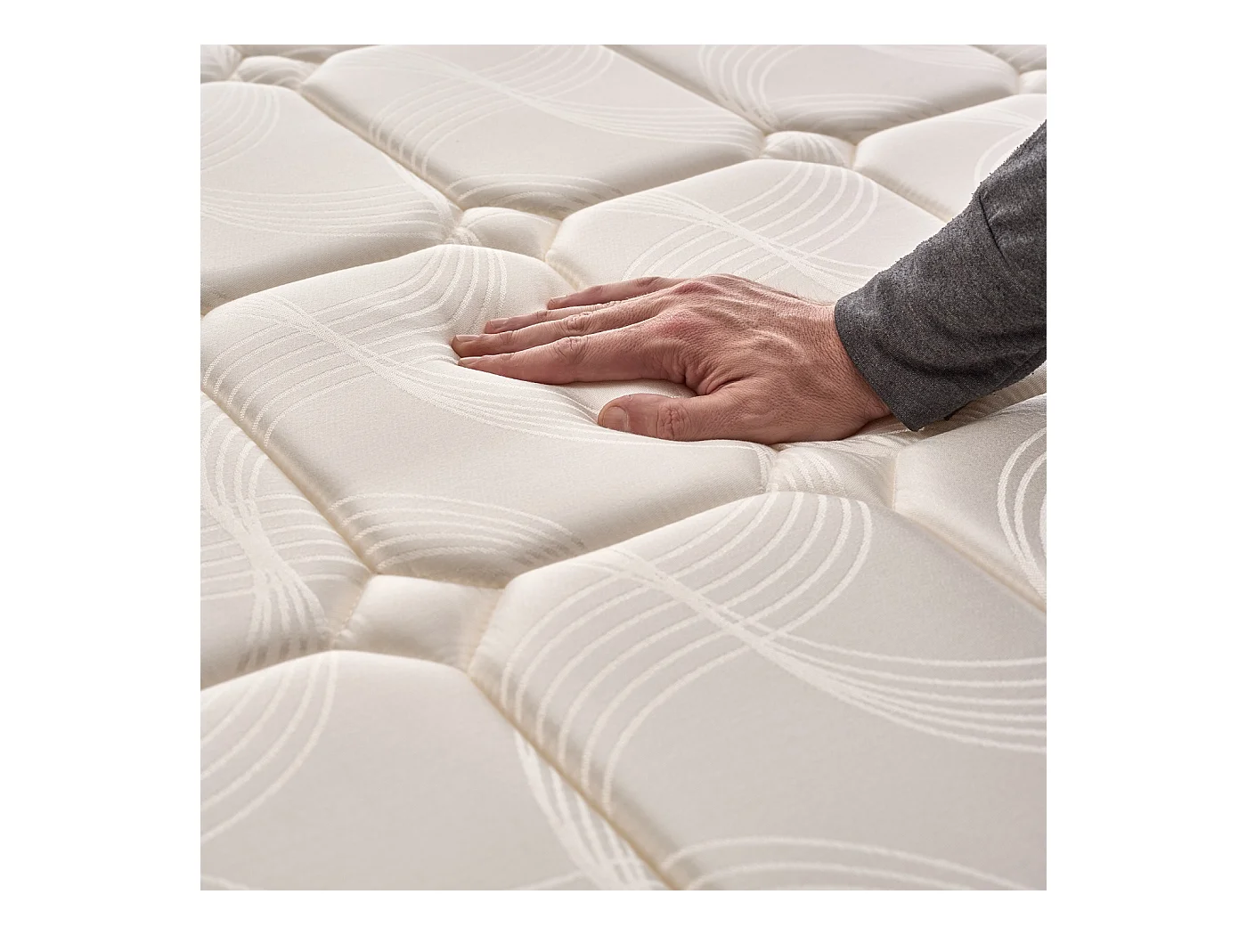 Naturalex - Matelas Luxury 160x200 cm - Multicouches HR - Blue Latex - Très épais 30 cm, Mousse à Mémoire de forme, 7 zones, Confortable - 2 faces été, hiver