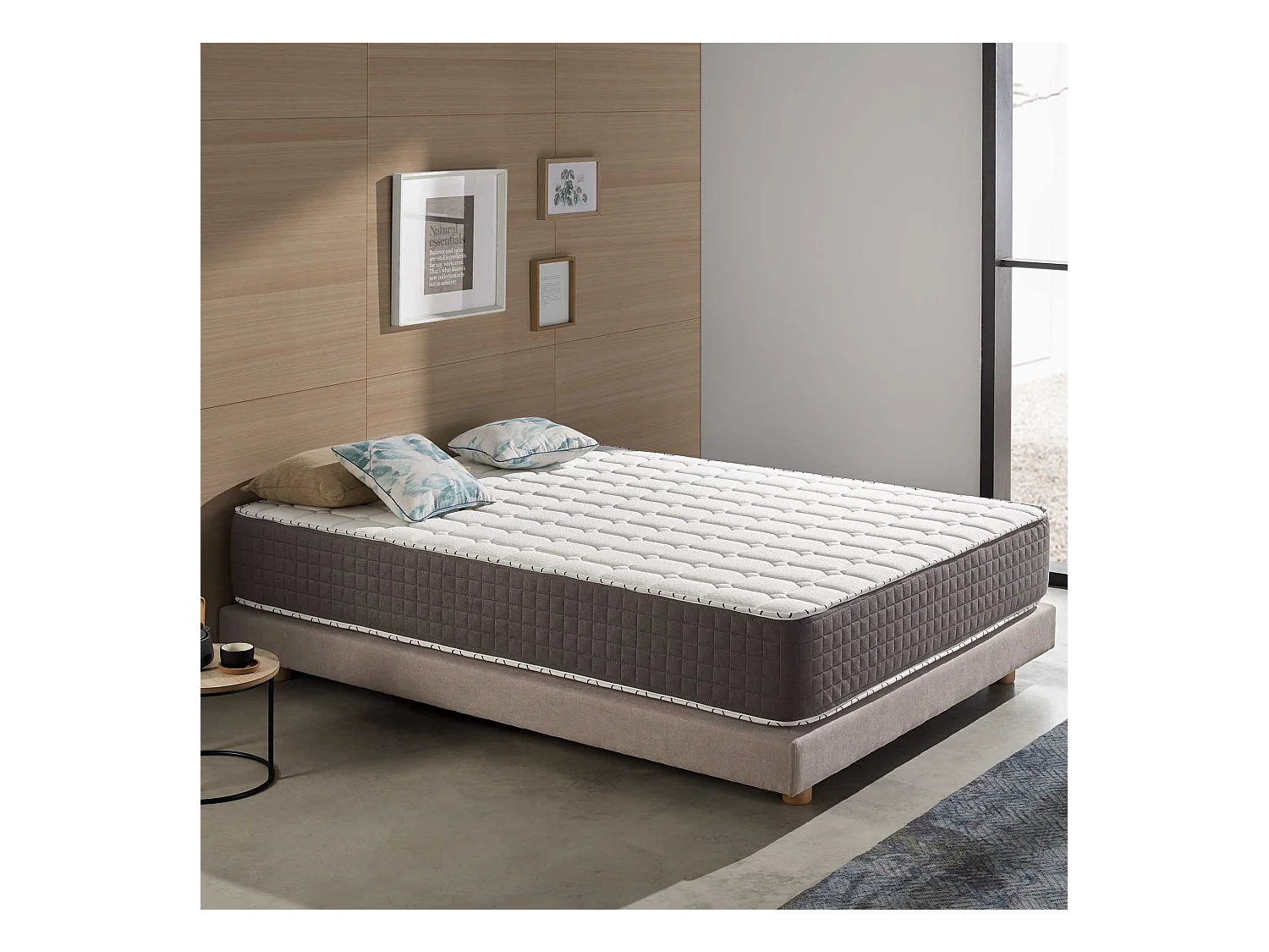 Naturalex - Matelas Extrafresh 140x190 cm - Mousse à mémoire de forme HR - Soutien Blue Latex - Très épais 30 cm, 7 Zones, 2 faces été, hiver - Tissu Respirant