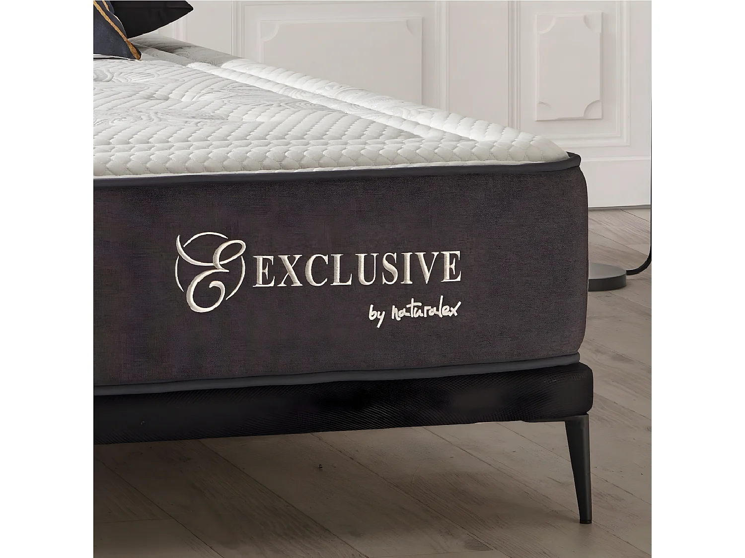 Naturalex - Matelas Exclusive 160x200 cm - Multicouches HR - Blue Latex - Très épais 30 cm, Mousse à Mémoire de forme, 7 zones, Confortable - 2 faces été, hiver