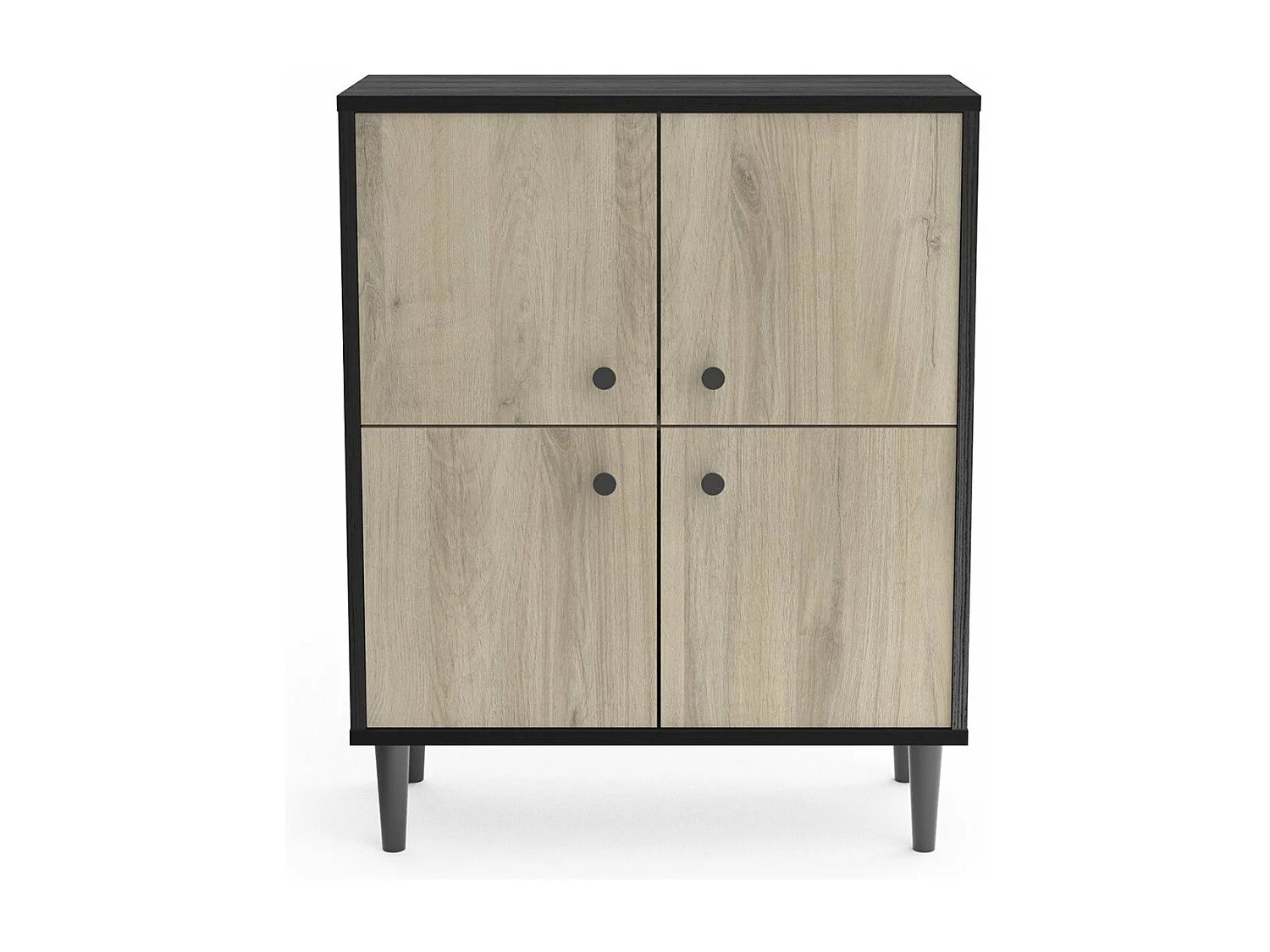 Klein 4-deurs houteffect buffet L61cm - ARTY