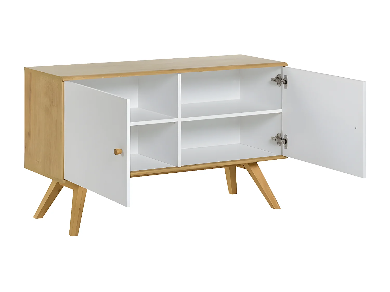 Buffet bas 2 portes L120 cm - NATURE