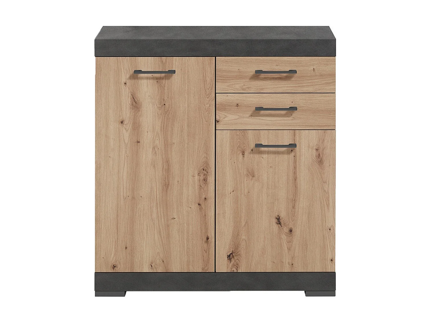 Kredens z 2 drzwiczkami i 2 szufladami L80cm - Bristol