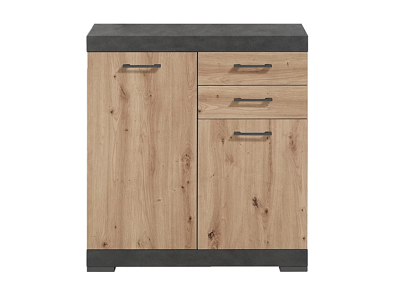 Sideboard mit 2 Türen und 2 Schubladen L80cm - Bristol