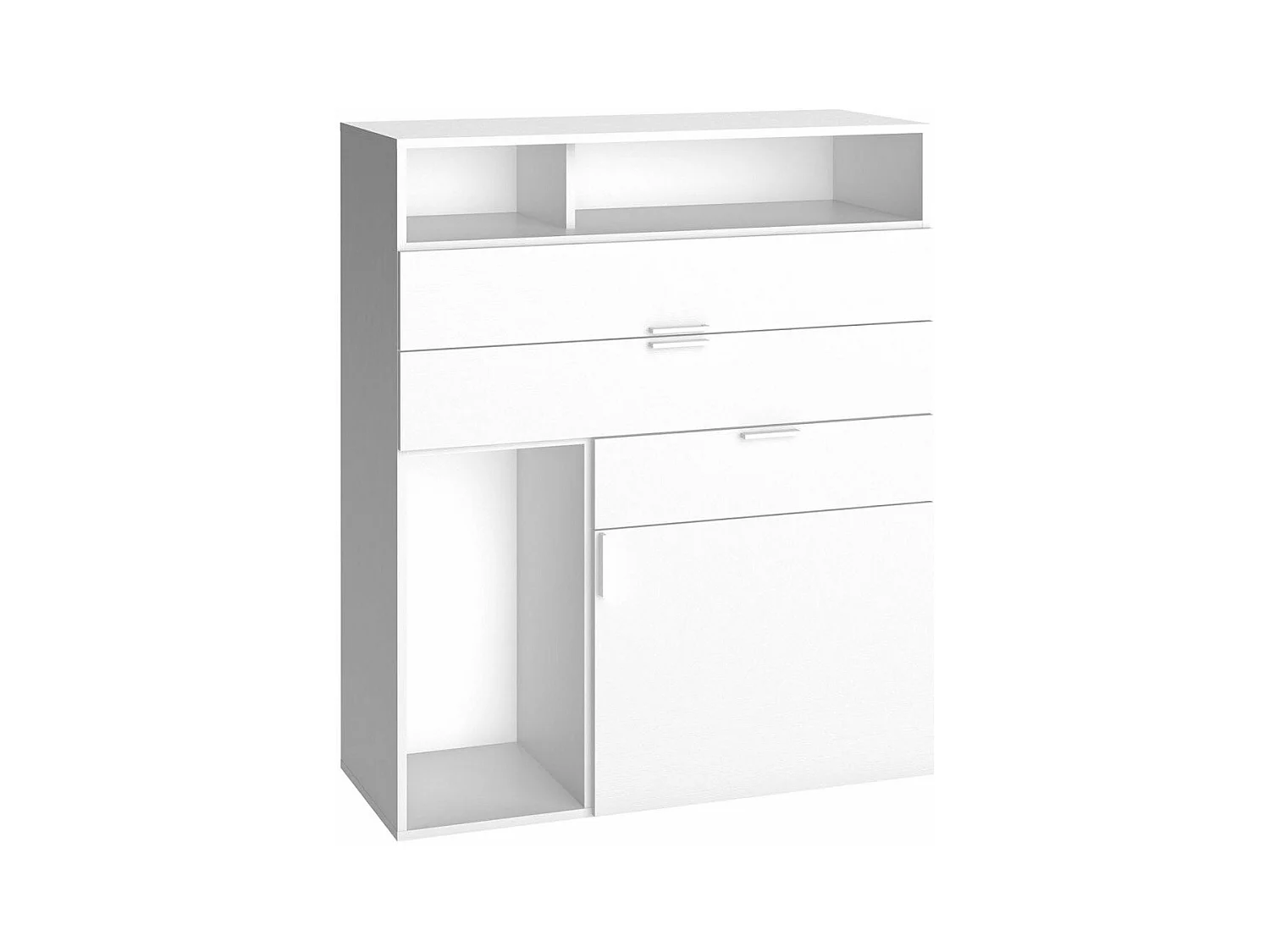 Buffet Design 3 Schubladen und 1 Tür L99,5 cm - 4YOU