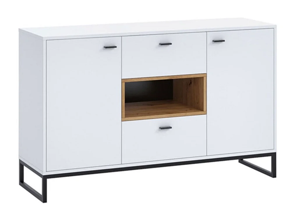 Cómoda Baltesi 104, Com gavetas e portas, Número de gavetas: 2