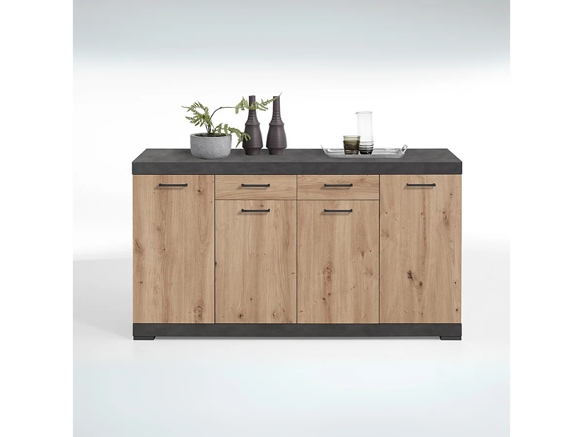 Buffet 2 Cassetti 4 Porte L160 cm - Bristol