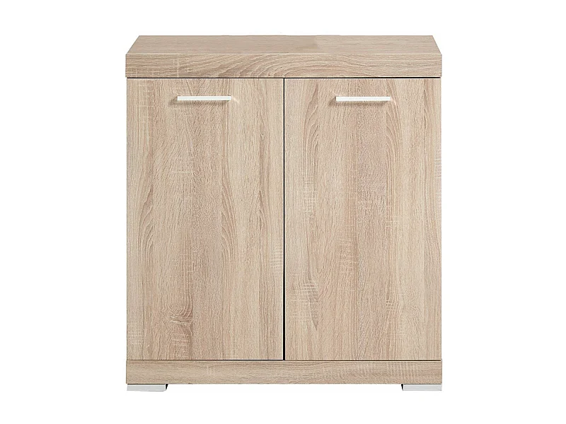 Buffet 2 Portes avec Étagère Amovible L80cm - Bristol