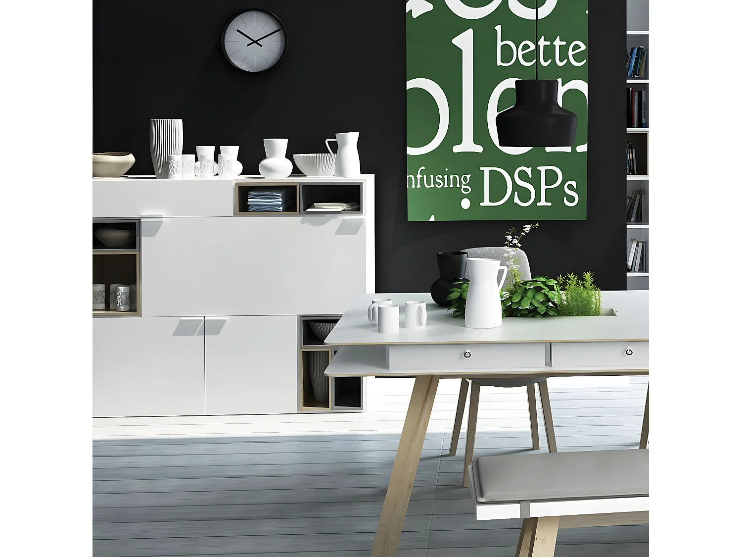 Buffet 3 portes et 1 tiroir L145 cm - 4YOU