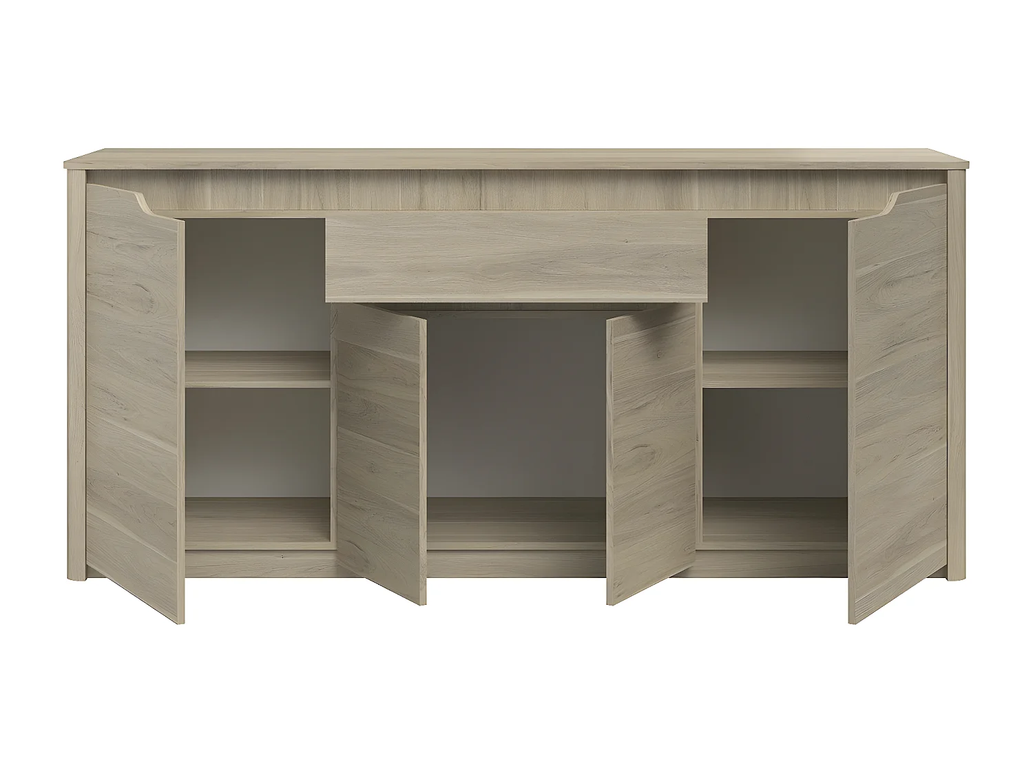 Buffet 4 Porte 1 Cassetto decoro Quercia L185 cm - Wendy