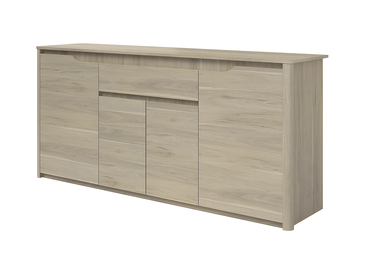 Buffet 4 Porte 1 Cassetto decoro Quercia L185 cm - Wendy