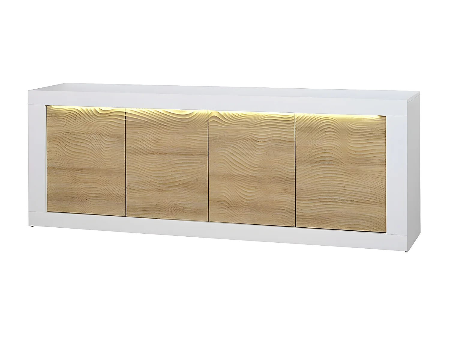 Buffet 4 porte KARMA L220cm - Fabbricazione Francese