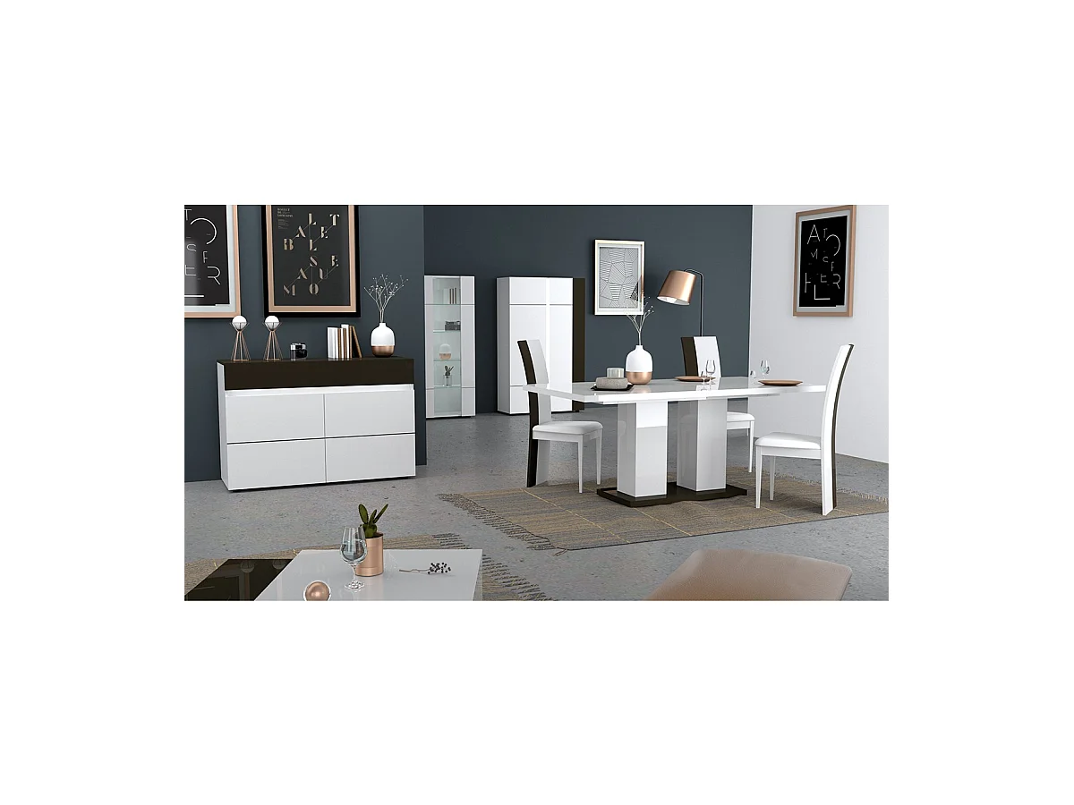 Buffet 2 portes 1 tiroir Karat L135cm - Fabrication Française