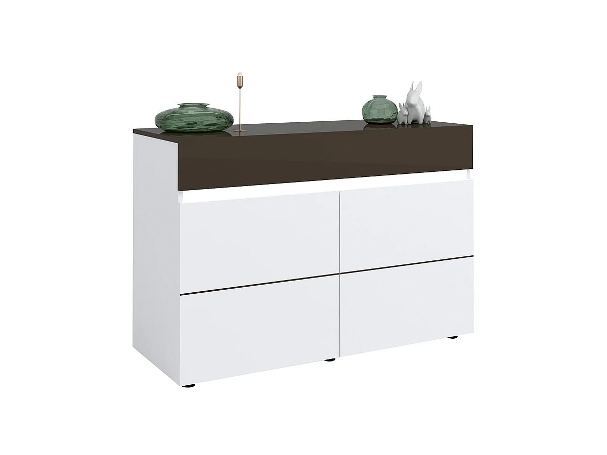 Buffet 2 portes 1 tiroir Karat L135cm - Fabrication Française