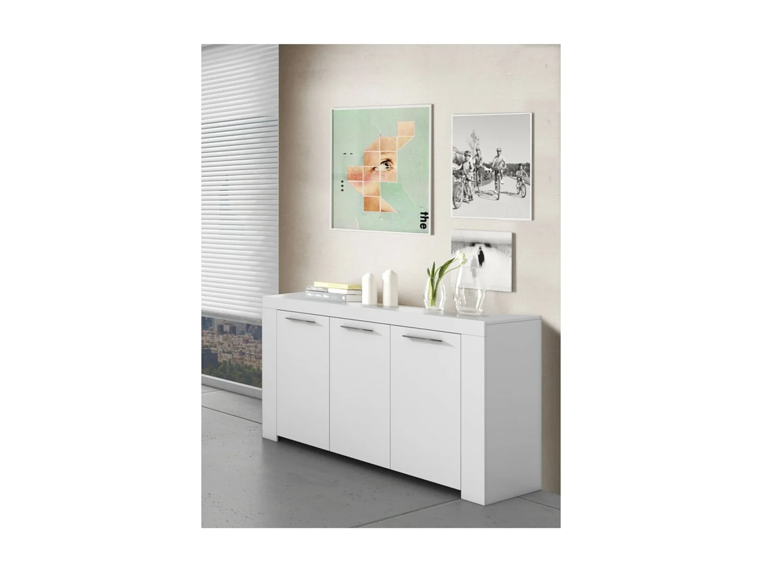 Buffet 3 portes - L144 cm