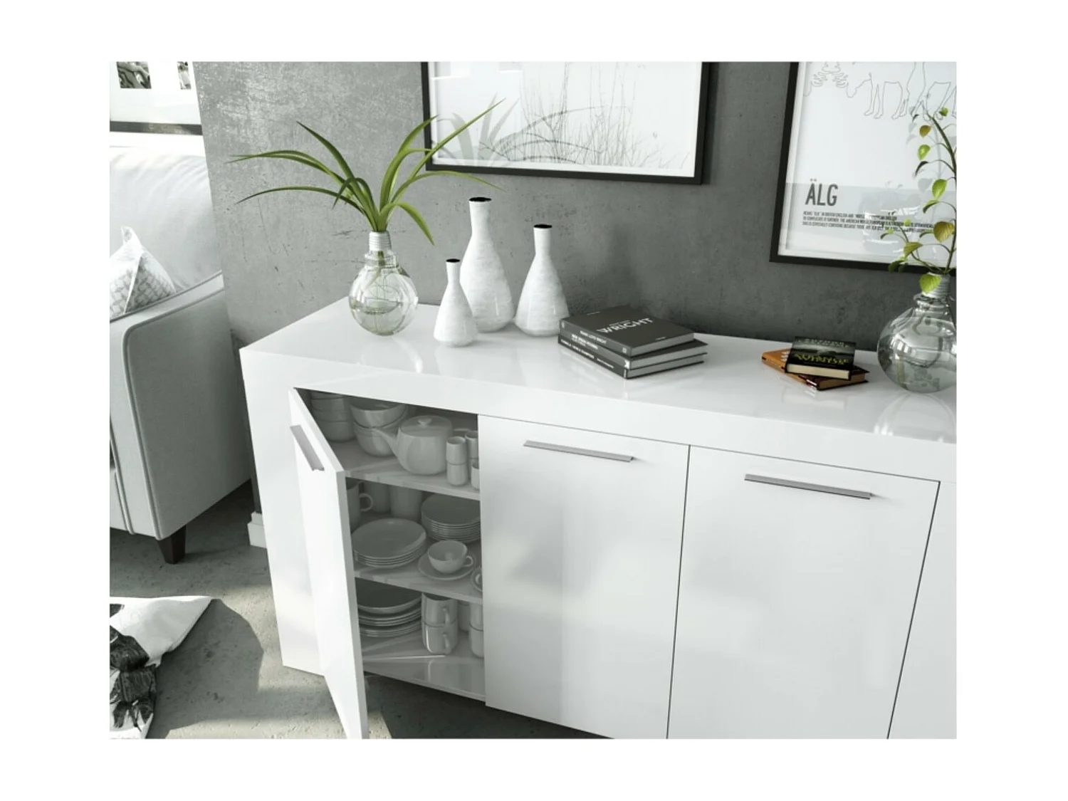 Buffet 3 portes - L144 cm