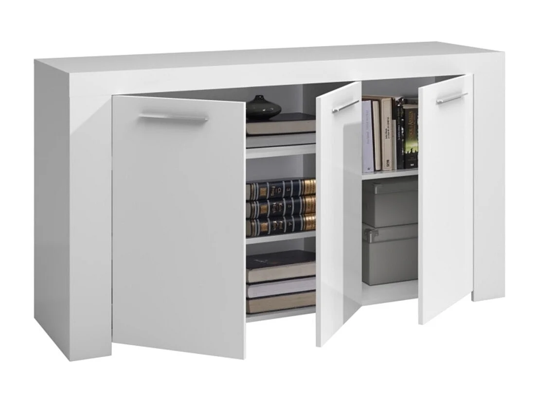 Buffet 3 portas Urban - Branco Artik 144 cm