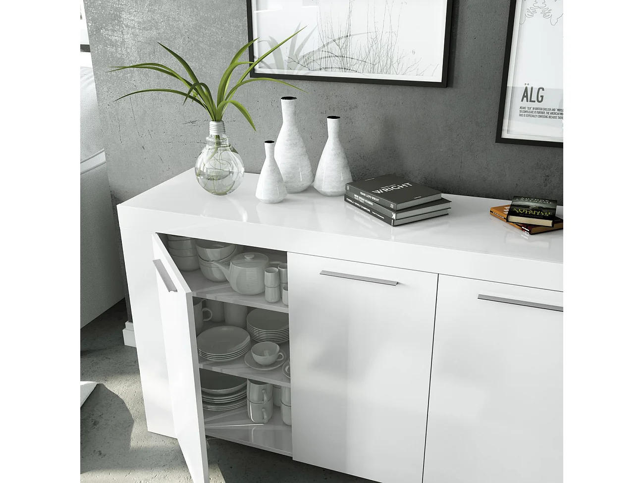 Aparador Ambit Blanco Artik (Blanco Mate)