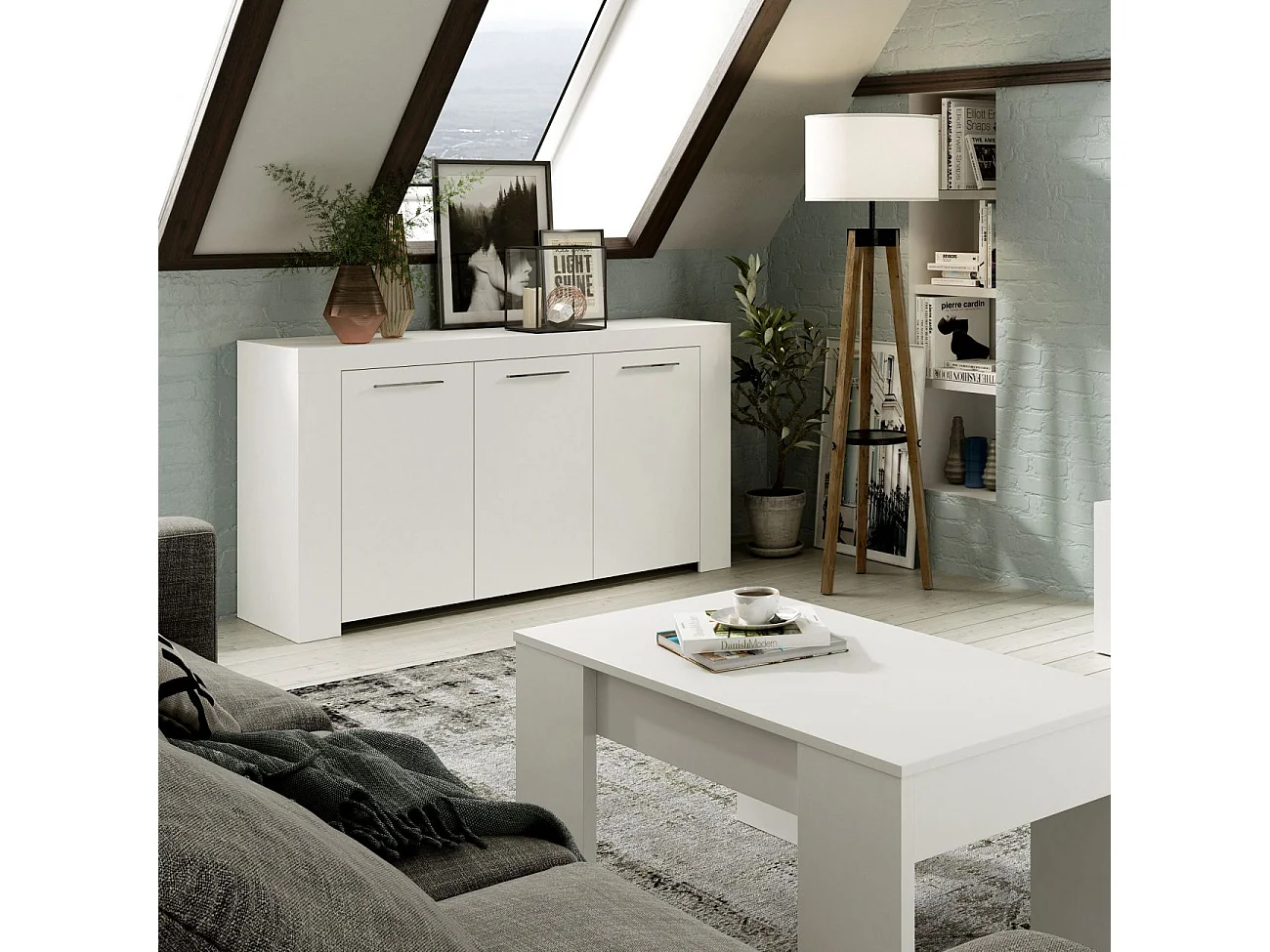 Aparador Ambit Blanco Artik (Blanco Mate)
