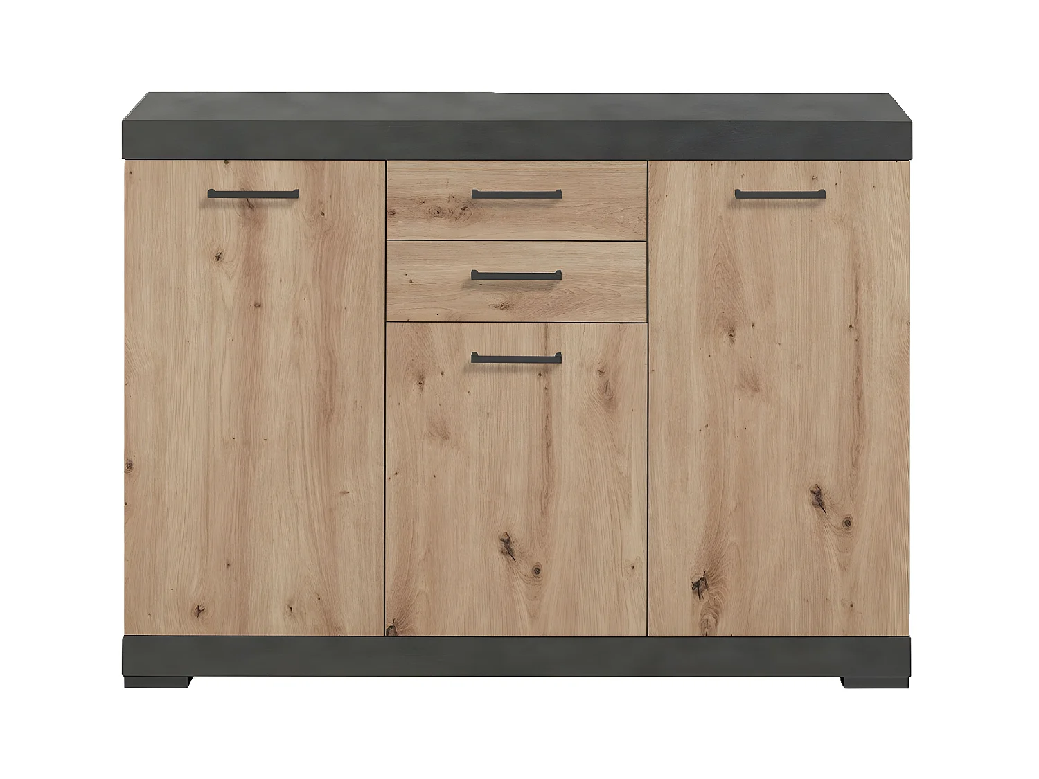 Buffet avec 3 Portes et 2 Tiroirs L120cm - Bristol