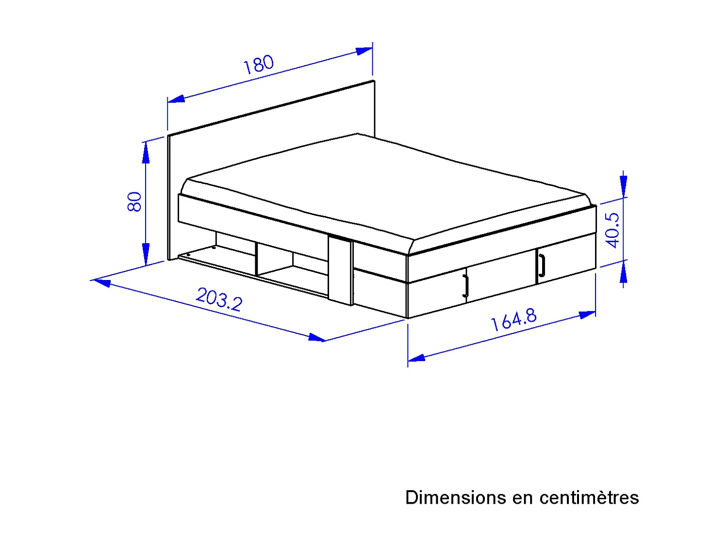 Łóżko ze schowkiem 160x200 cm - Swive