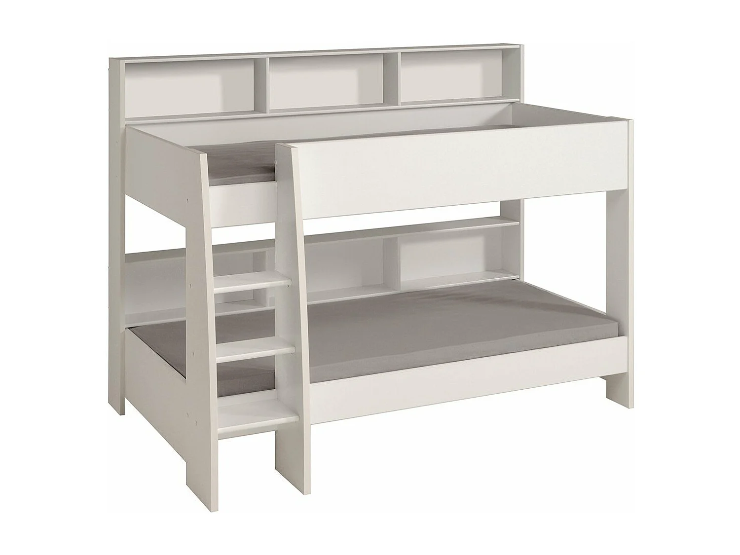 Lits Superposés avec Niches de rangement - 90x200 cm - Leo