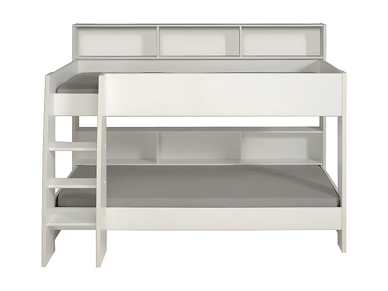 Hochbett mit Nischen - 90x200 cm - Leo