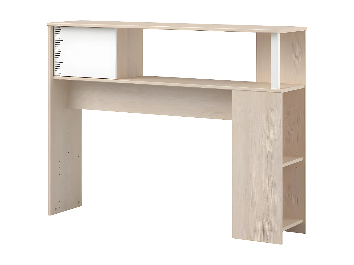 Lit avec rangements marche et tiroir Charly couchage 90x190