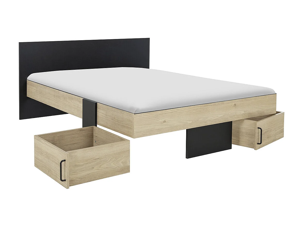 Lit avec Rangements 140x190cm - Swivel