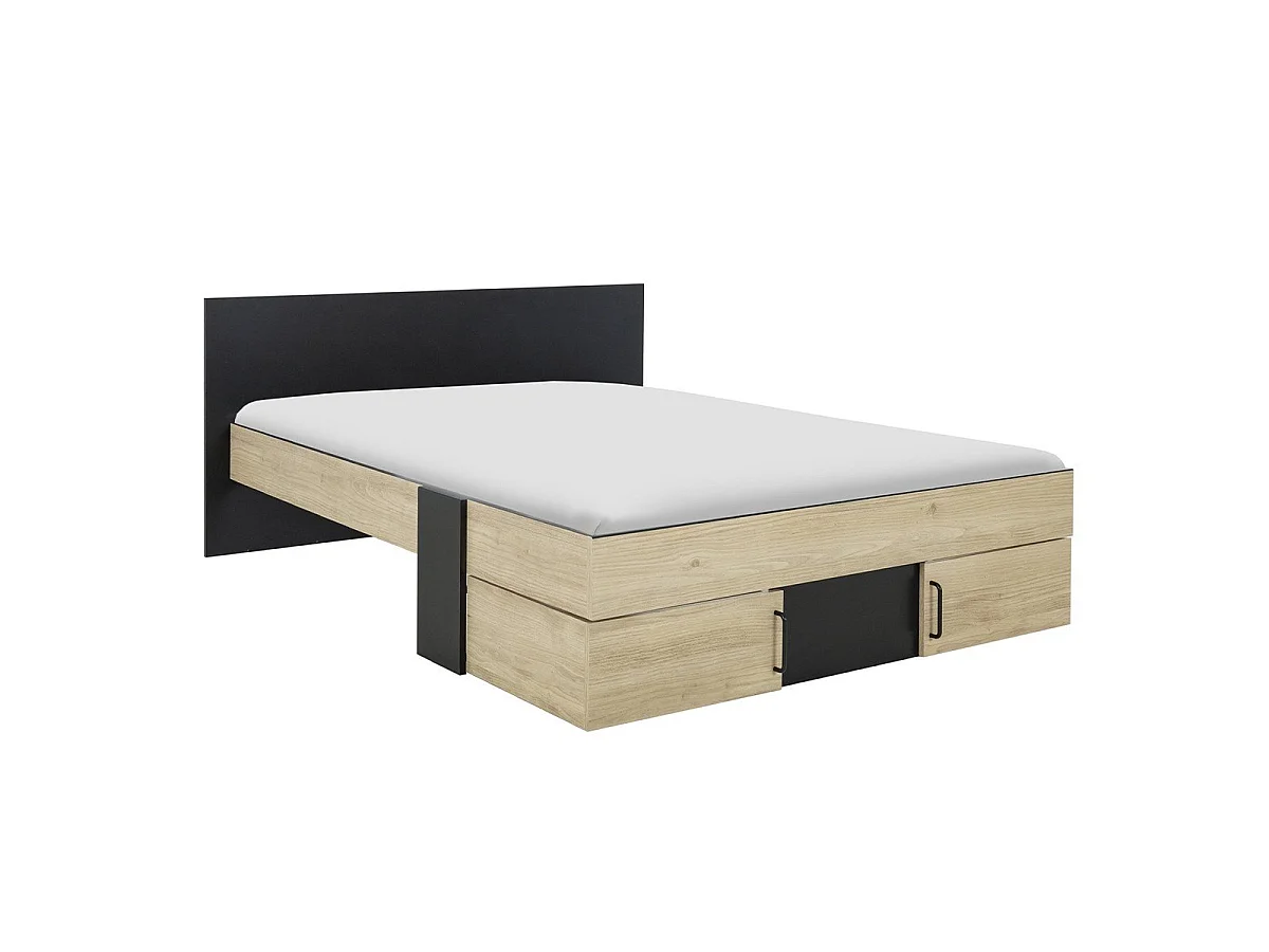 Lit avec Rangements 140x190cm - Swivel