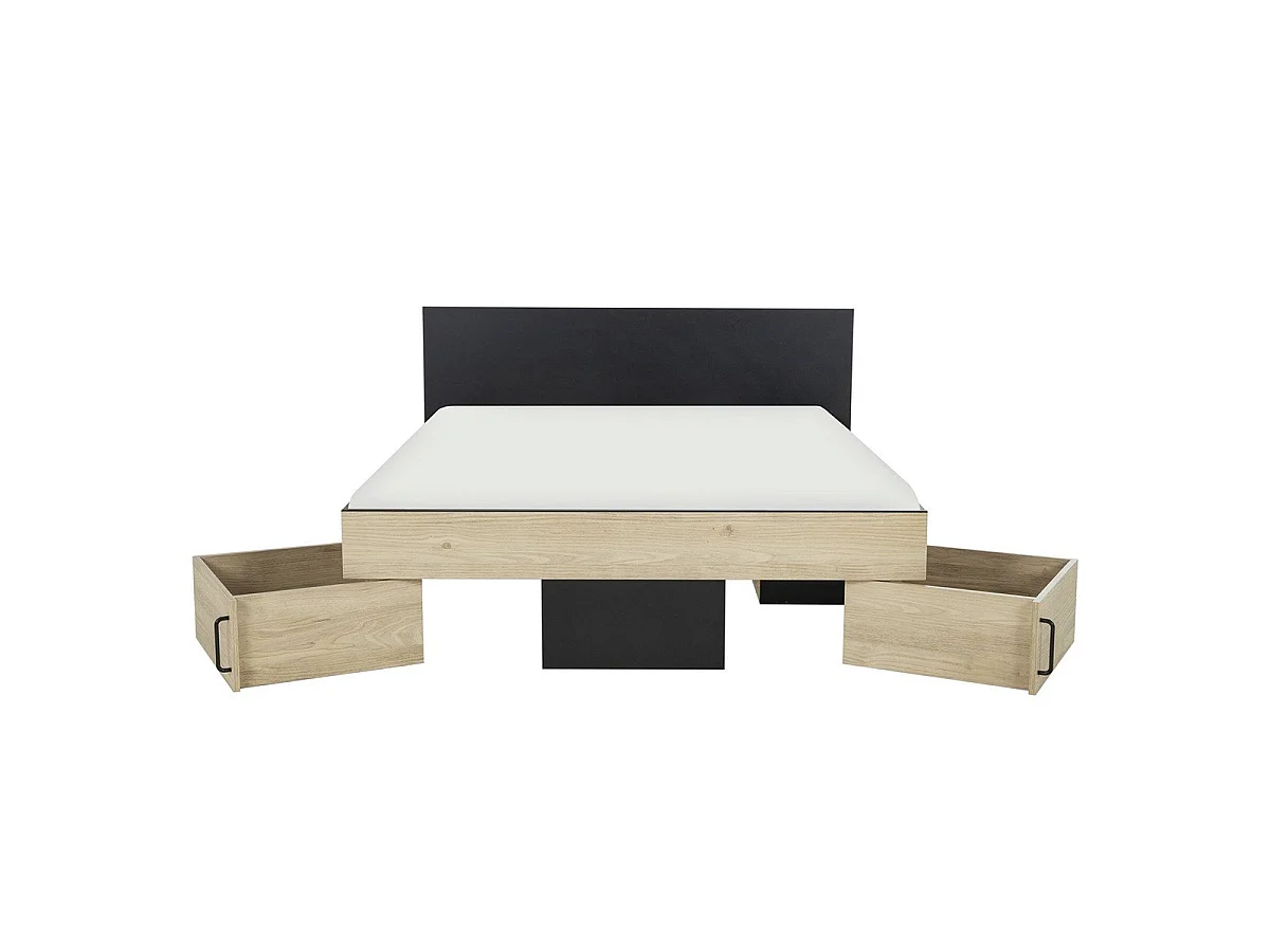 Lit avec Rangements 140x190cm - Swivel