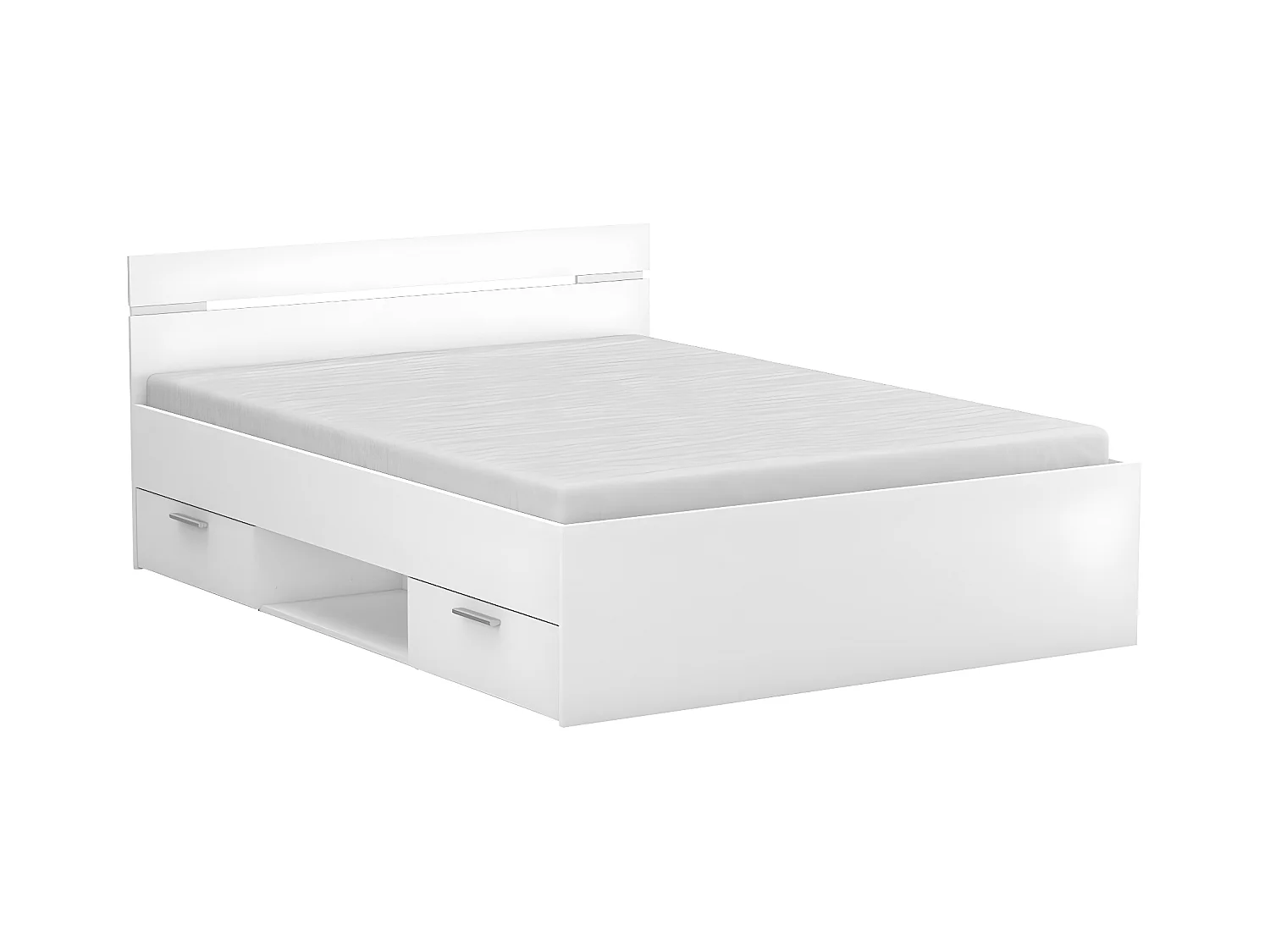 Cama 2 Cajones 1 Nicho - 140 x 190 cm - Michigan