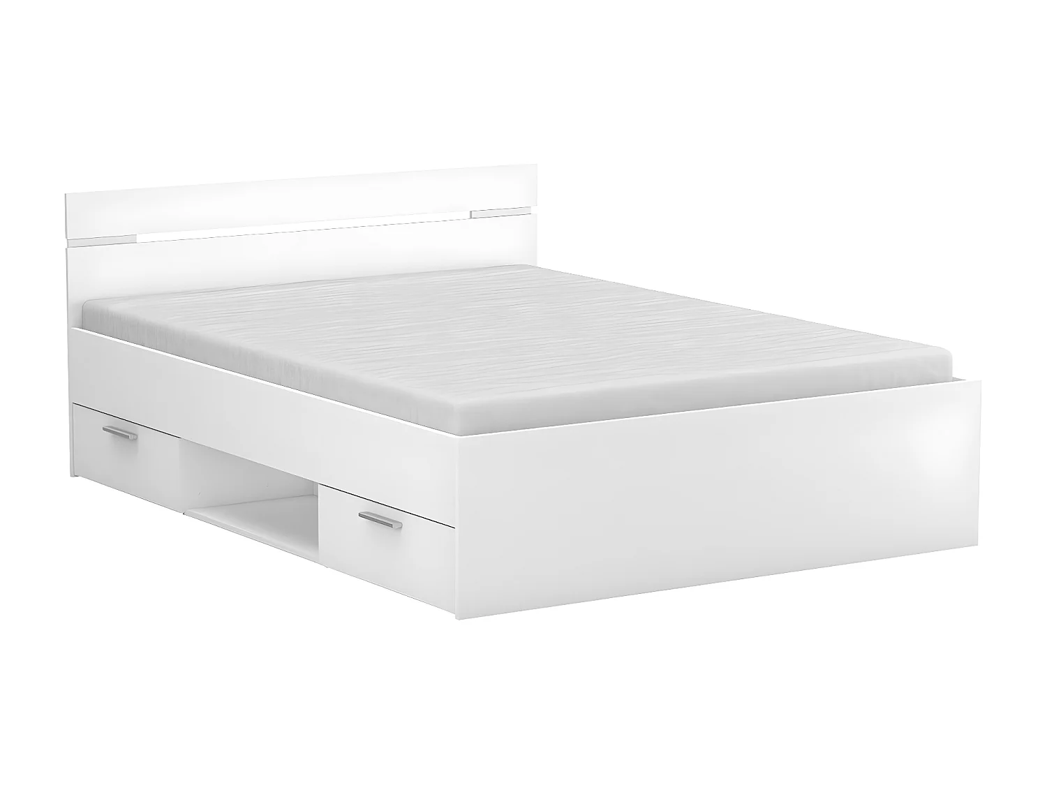 Bed met 2 laden 1 nis - 140x190 cm - Michigan