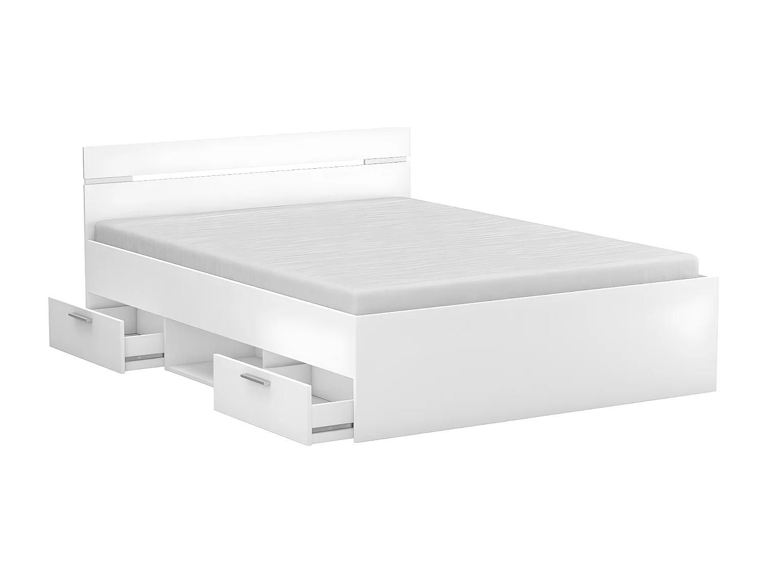 Bed met 2 laden 1 nis - 140x190 cm - Michigan