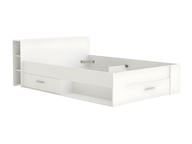 Letto matrimoniale con 3 cassetti e 8 nicchie - 160x200 cm - Pocket