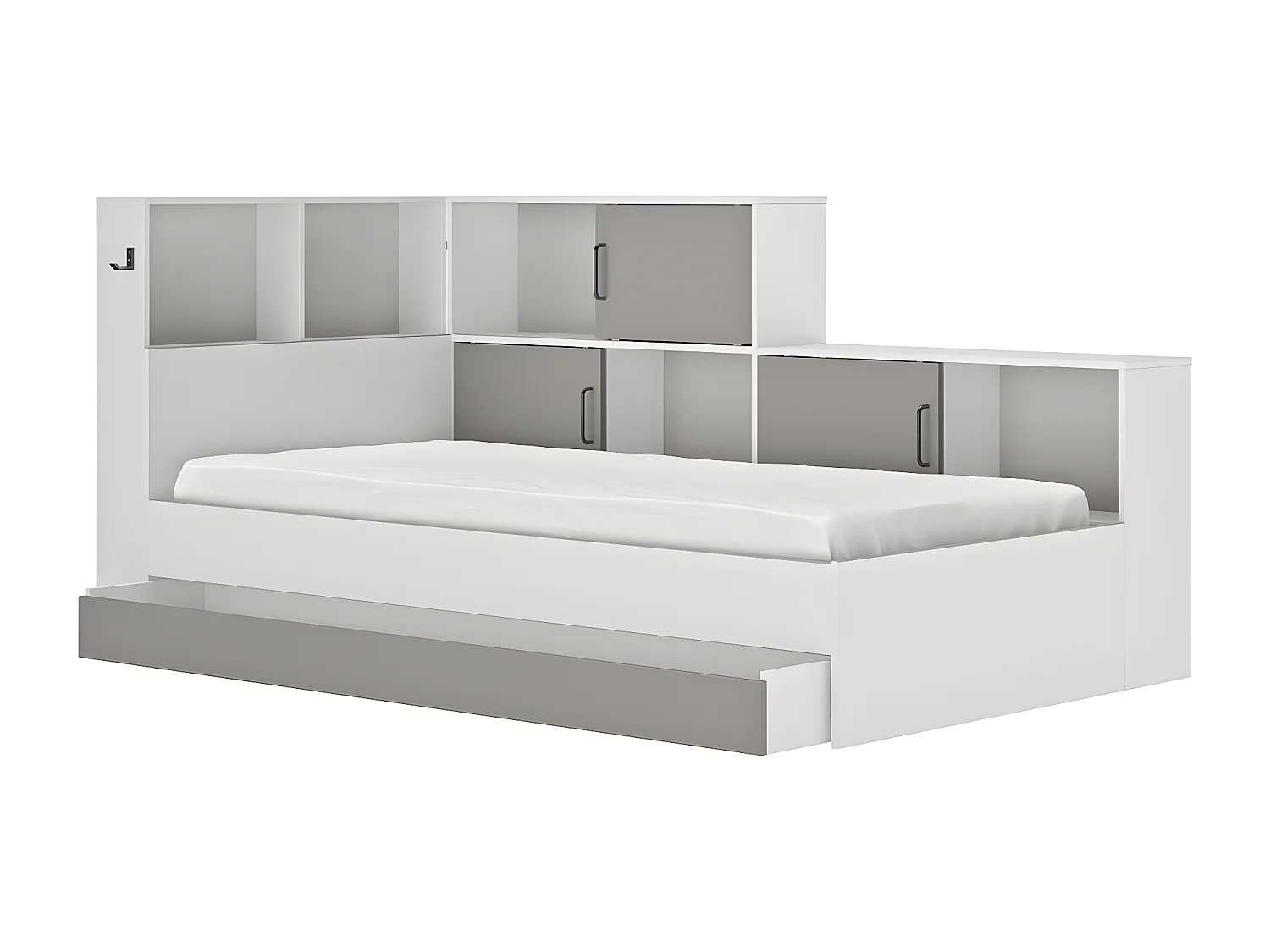 Bett mit Stauraum 90x200 cm - Erwan