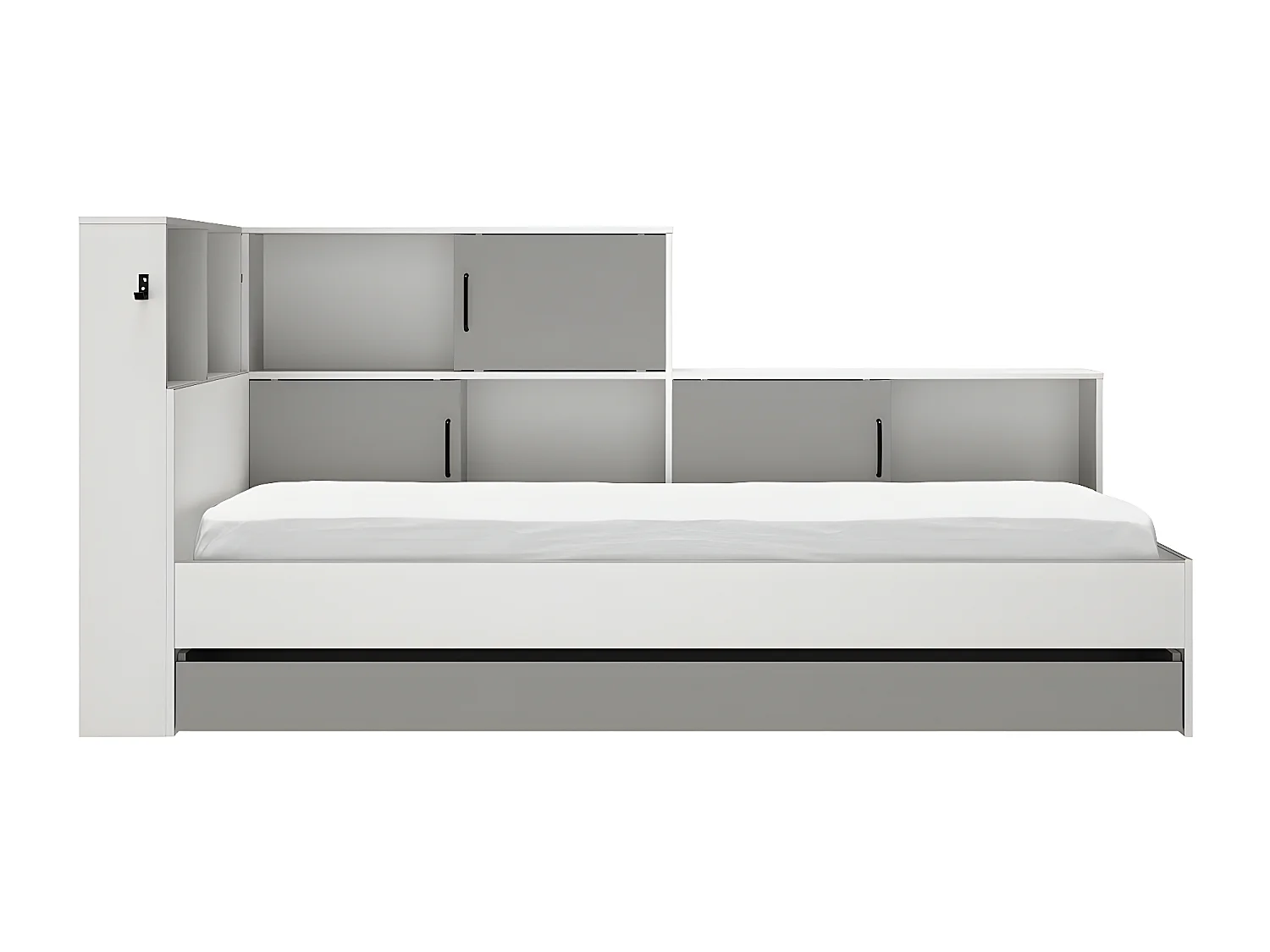 Bett mit Stauraum 90x200 cm - Erwan