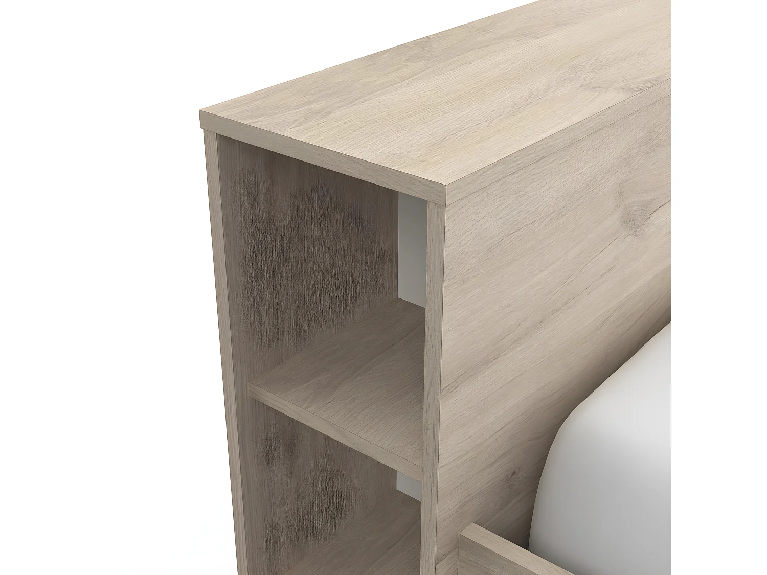 Doppelbett mit 3 Schubladen und 8 Nischen - 160x200 cm - Pocket