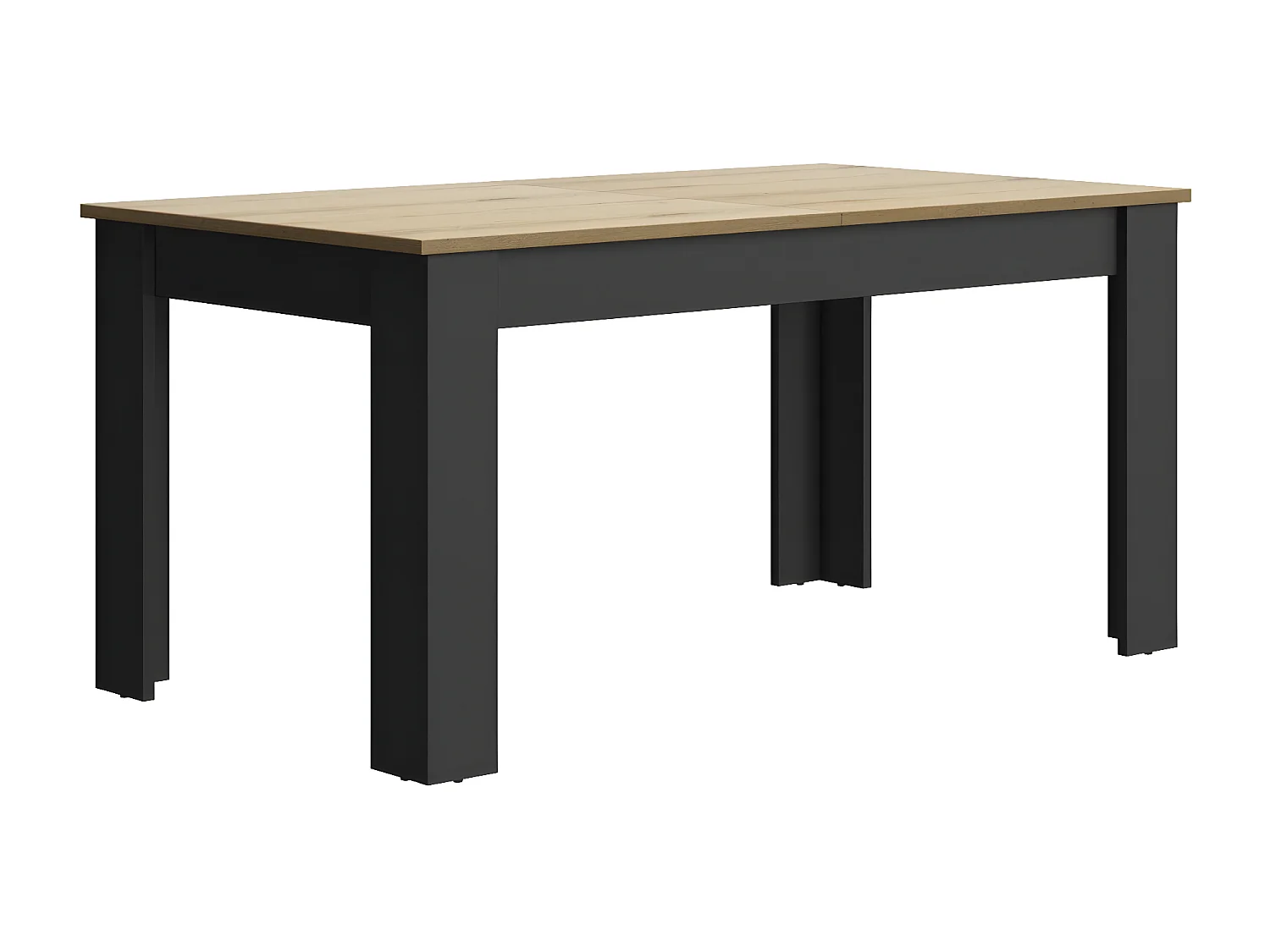 Mesa de comedor rectangular extensible Manchester - Fabricación francesa