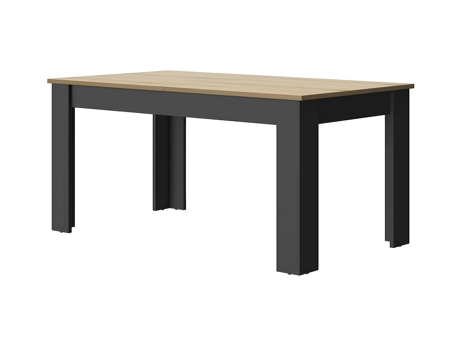 Table à manger rectangulaire extensible Manchester - Fabrication Française
