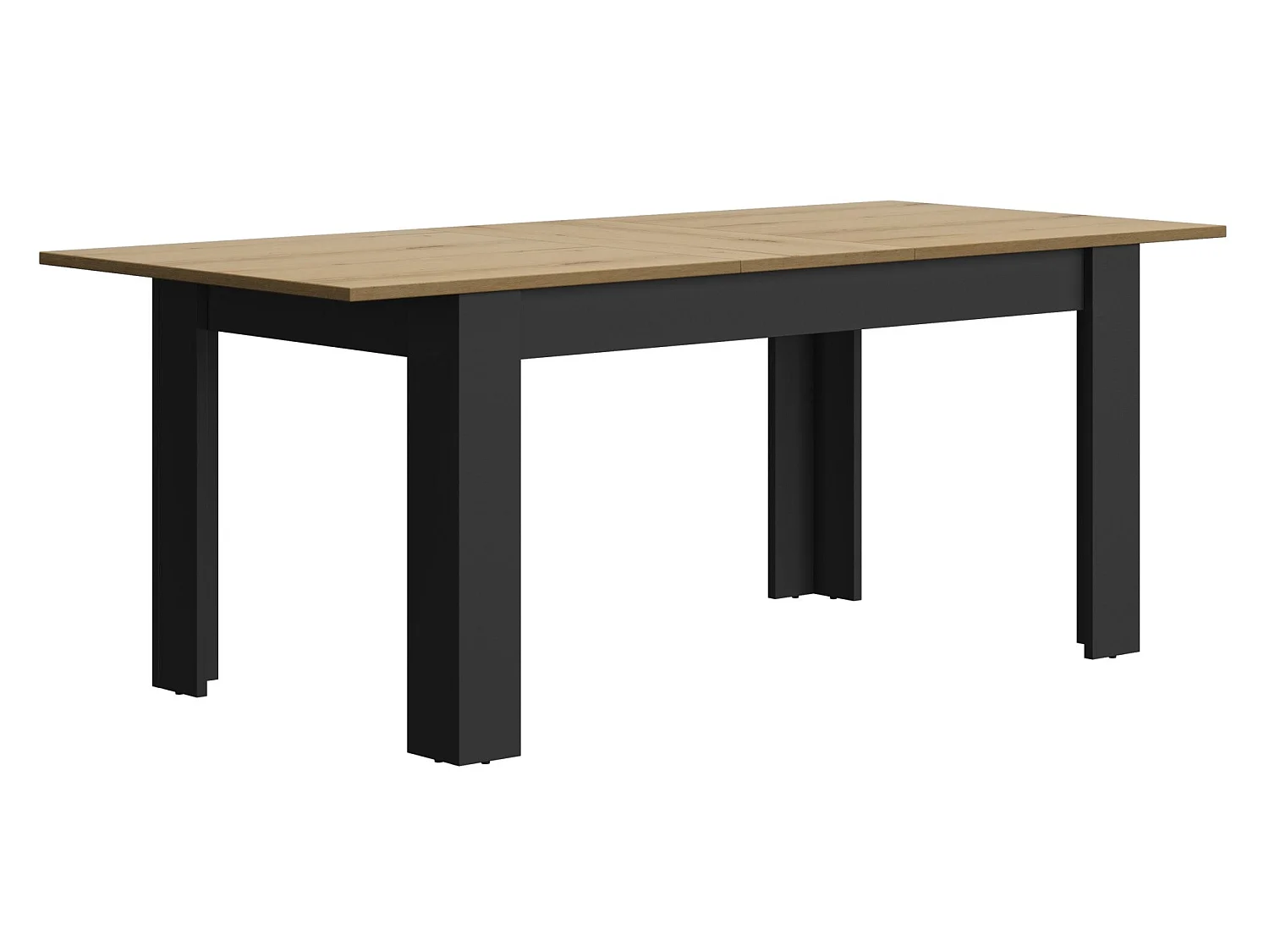 Table à manger rectangulaire extensible Manchester - Fabrication Française