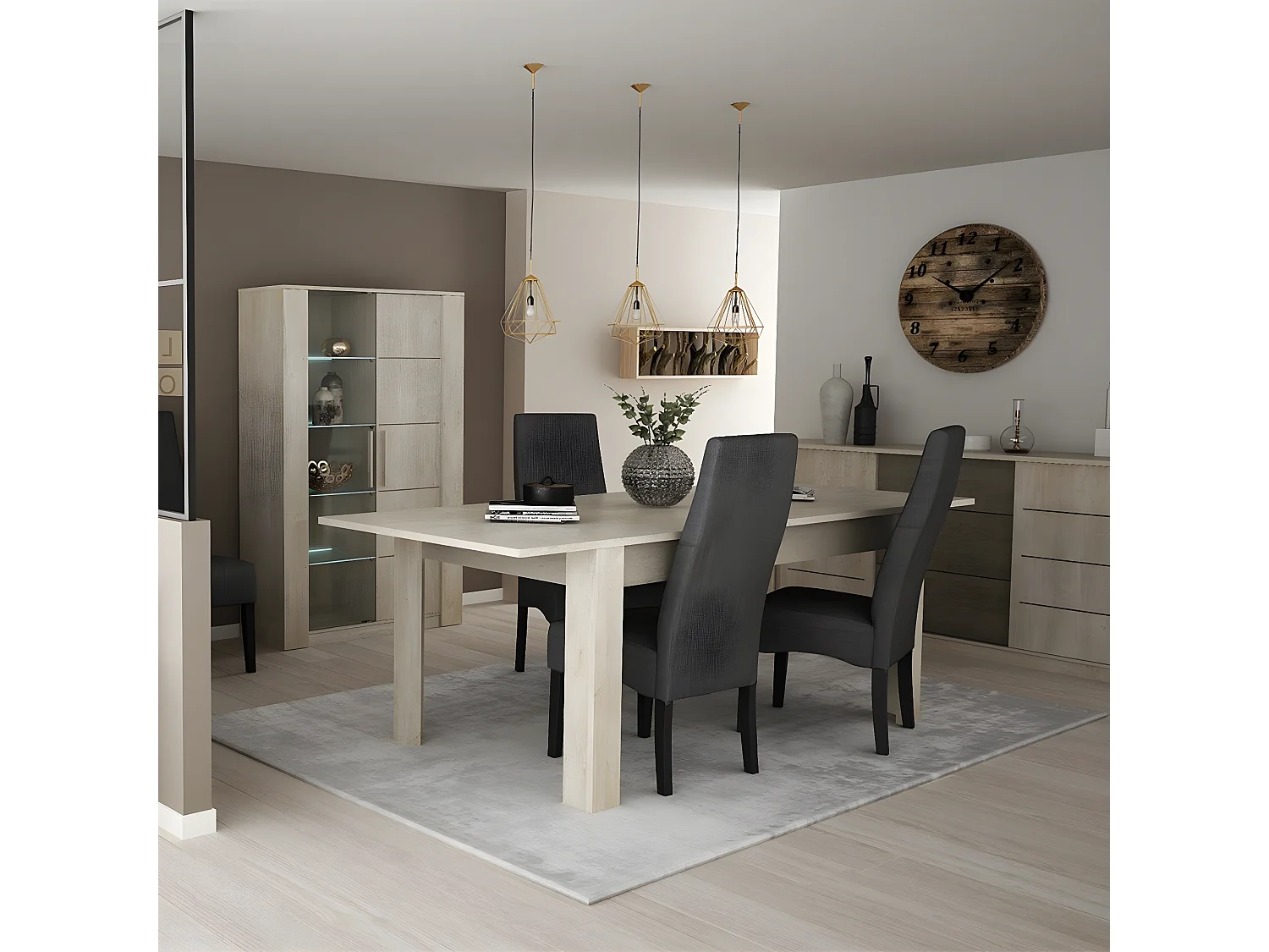 Table à Manger Extensible 8/10 Personnes L170-230 cm - Antibes