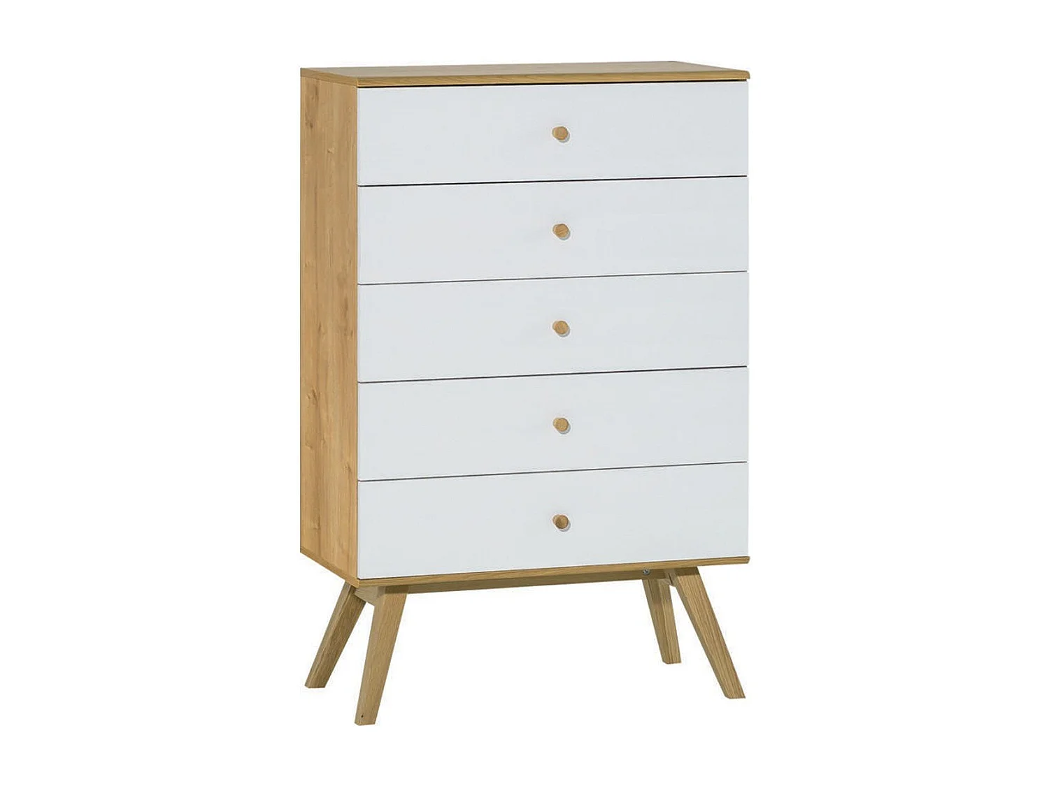 Komoda 5-szufladowa L75 cm - NATURE