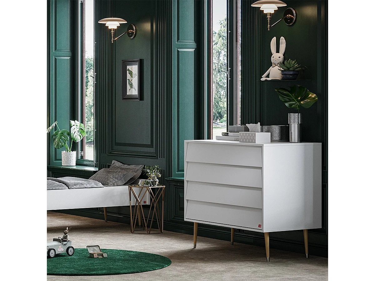 Commode 4 Tiroirs L100 x H90cm - Bosque