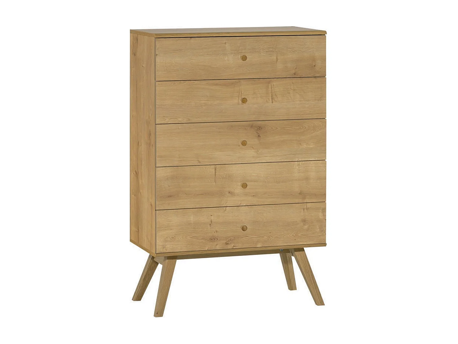 Commode 5 tiroirs L75 cm - NATURE