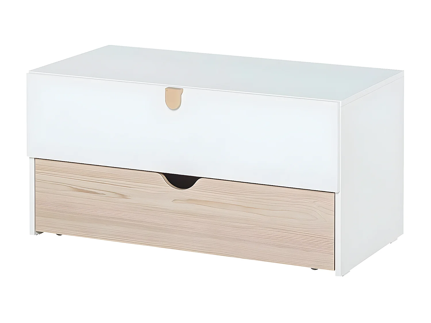 Commode 2 tiroirs dont 1 mobile - Stige