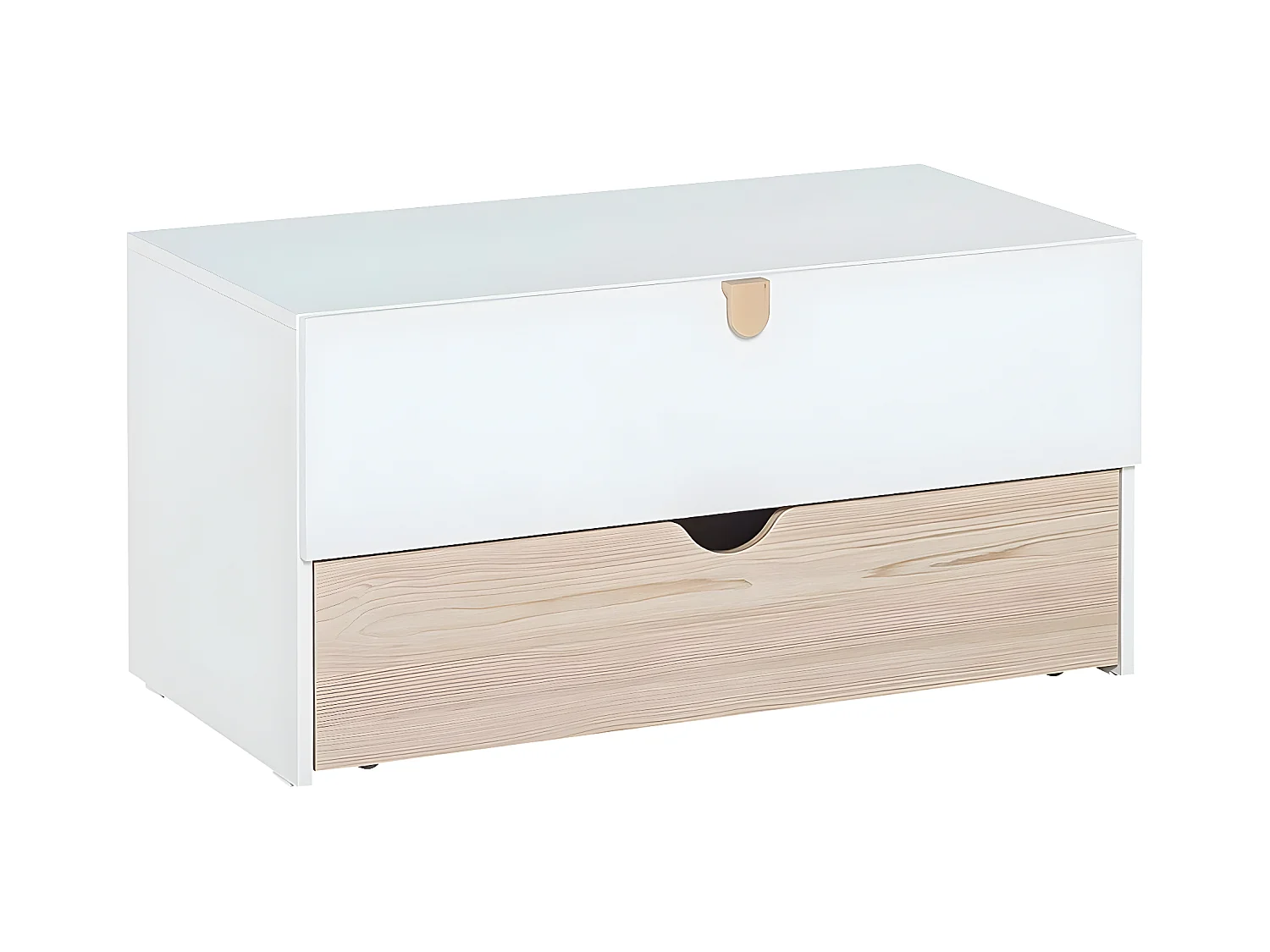 Commode 2 tiroirs dont 1 mobile - Stige