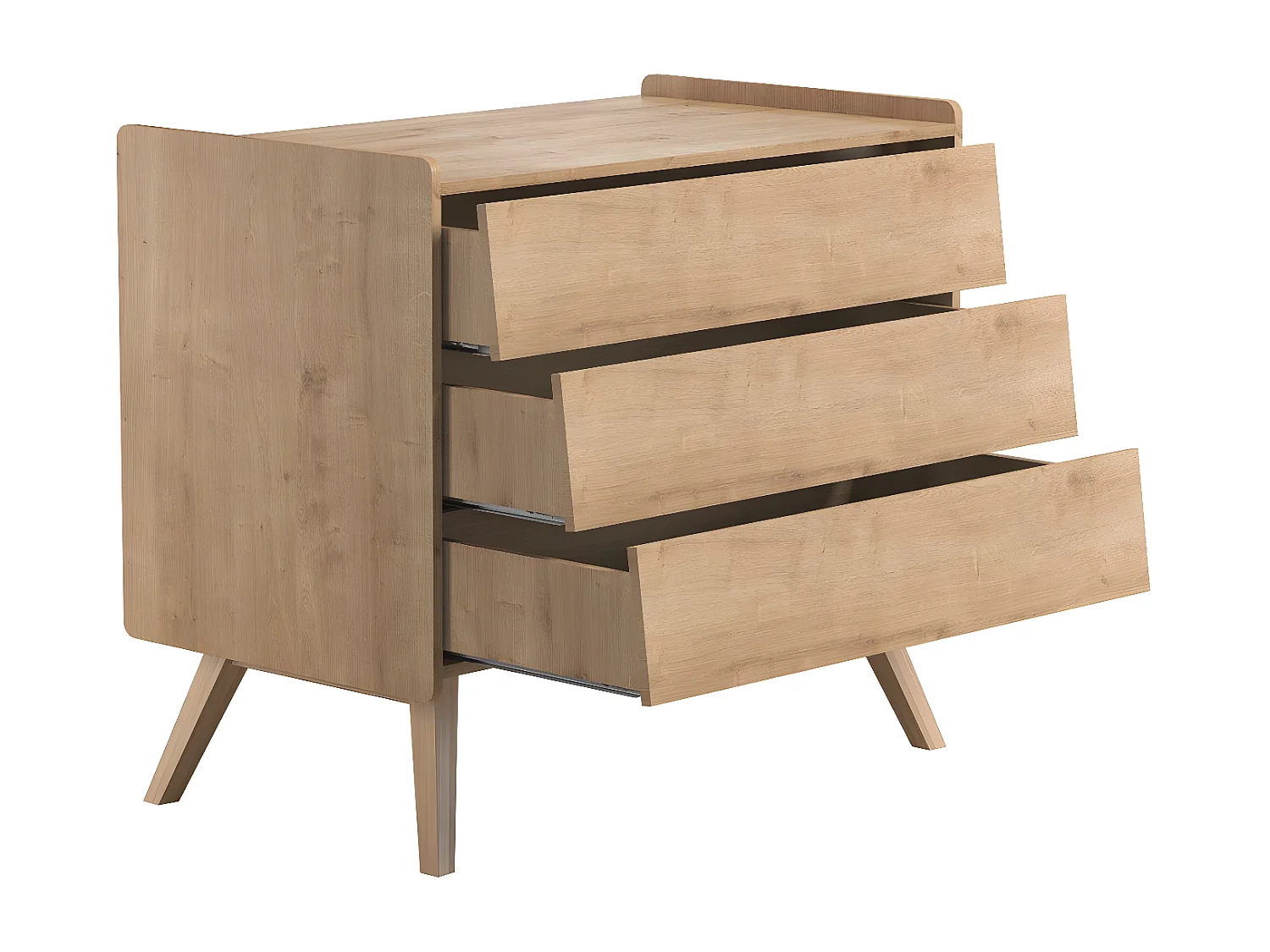 Commode 3 tiroirs L100 cm - Vintage