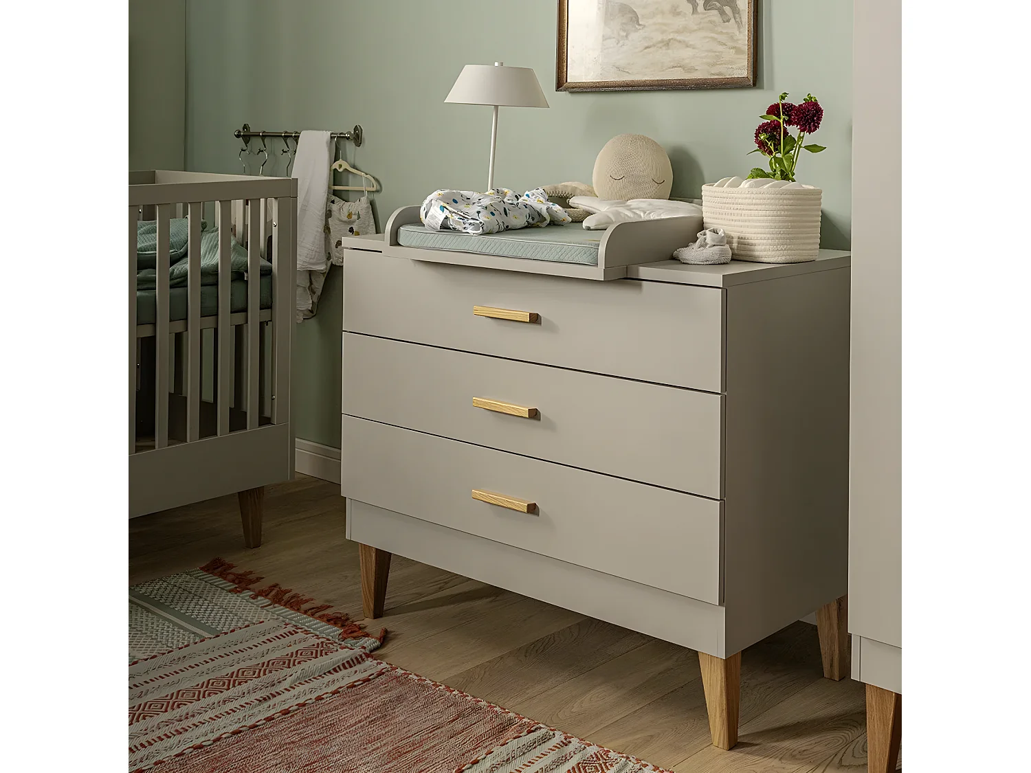 Commode 3 Tiroirs L100 x H86.5 cm -  Lounge