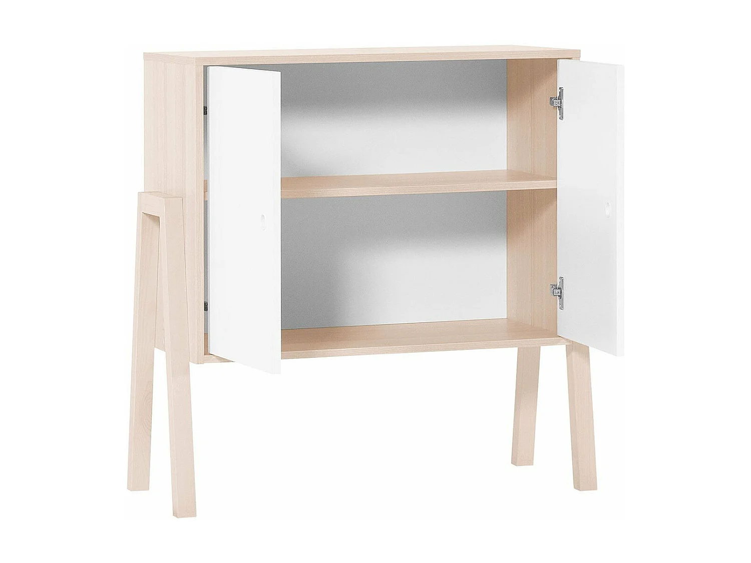 Commode 2 portes 1 étagère intérieure - SPOT