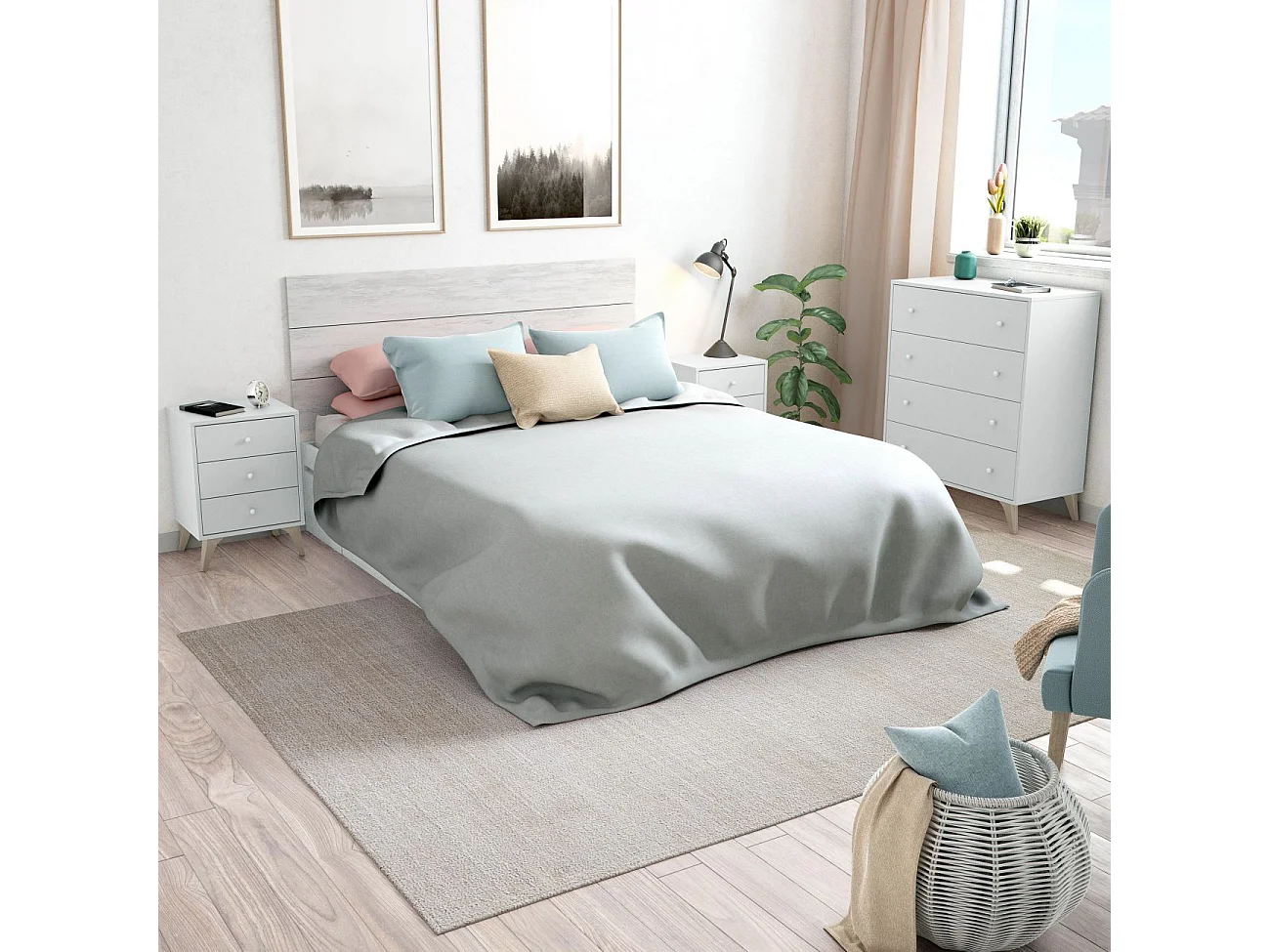 Commode 4 tiroirs Sweet - L95 cm